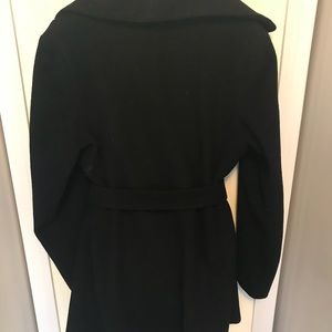 Calvin Klein black wool coat